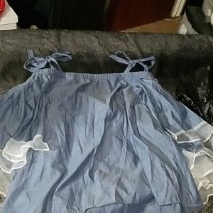 Cloud 9 Baby Doll Blouse plus size